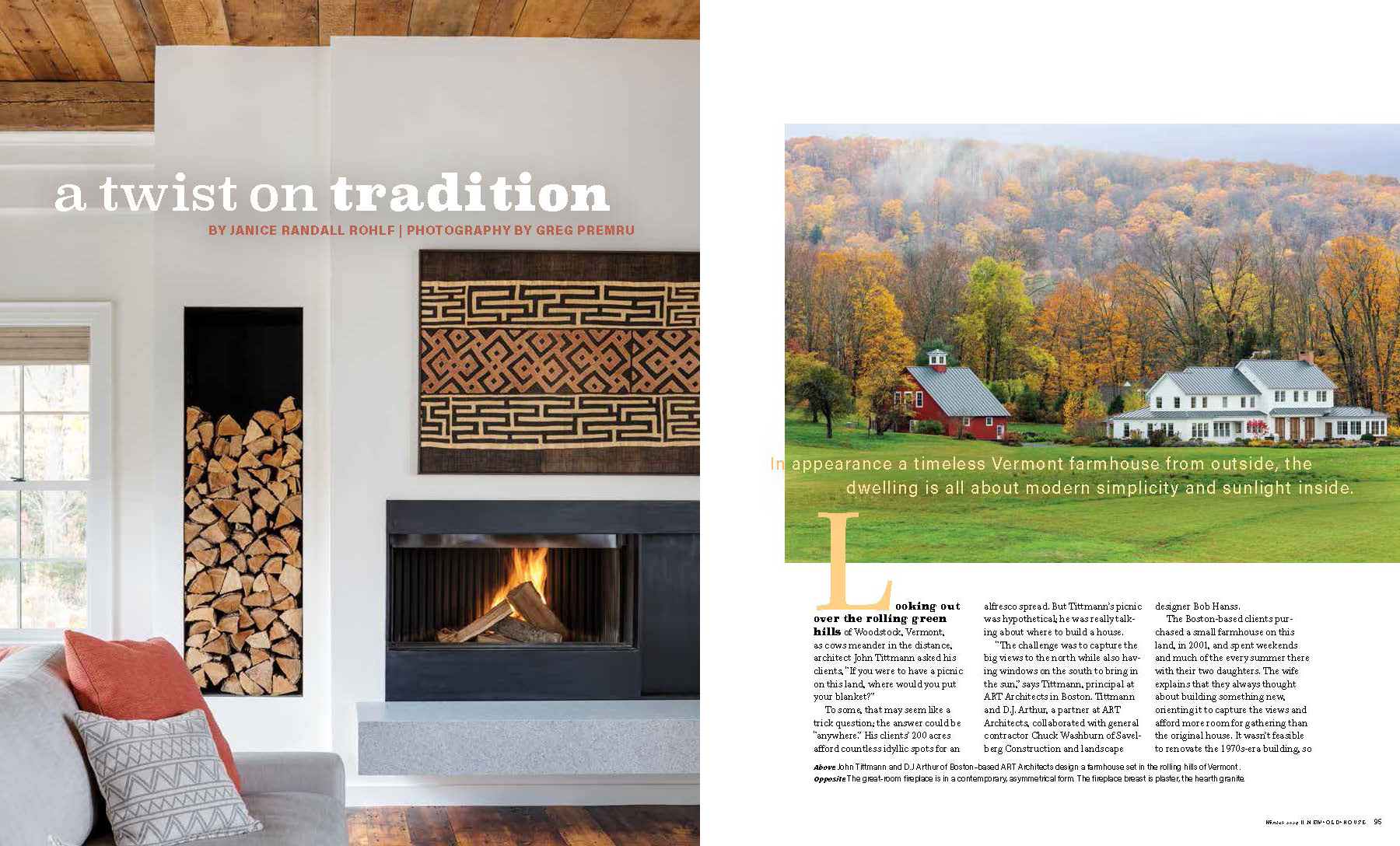 New Old House - Vermont Farmhouse • ART Architects